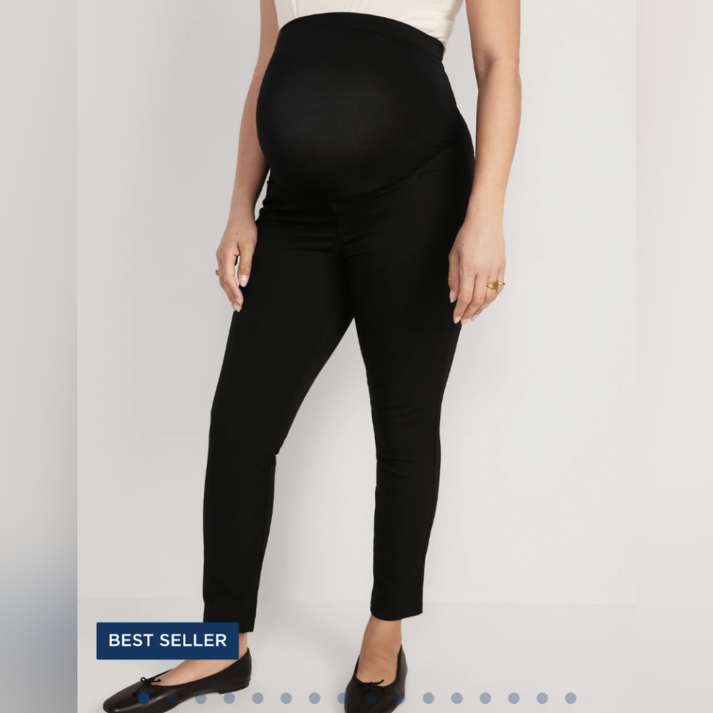 Black Maternity Ankle pant
